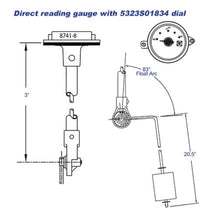 Rochester Gauges 8700 Series Adjustable Gauges, Direct Read or TwinSite Sender