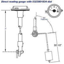 Rochester Gauges 6700 Series Adjustable Gauge, Direct Read 6741-00283