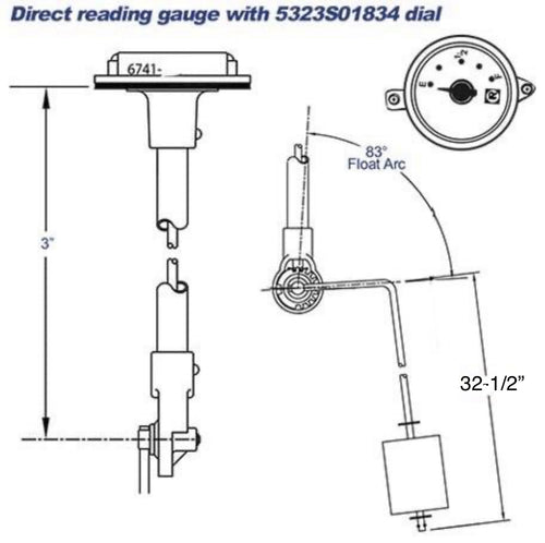 Rochester Gauges 6700 Series Adjustable Gauge 6741-00283